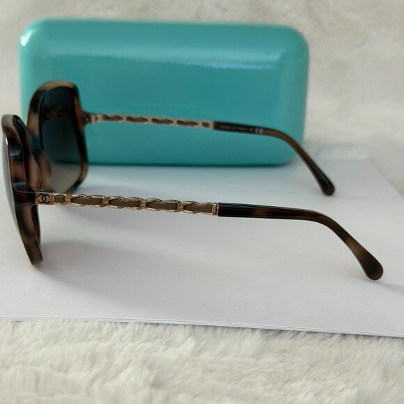 CHANEL Brown Gradient Sunglasses - Picture 7 of 14